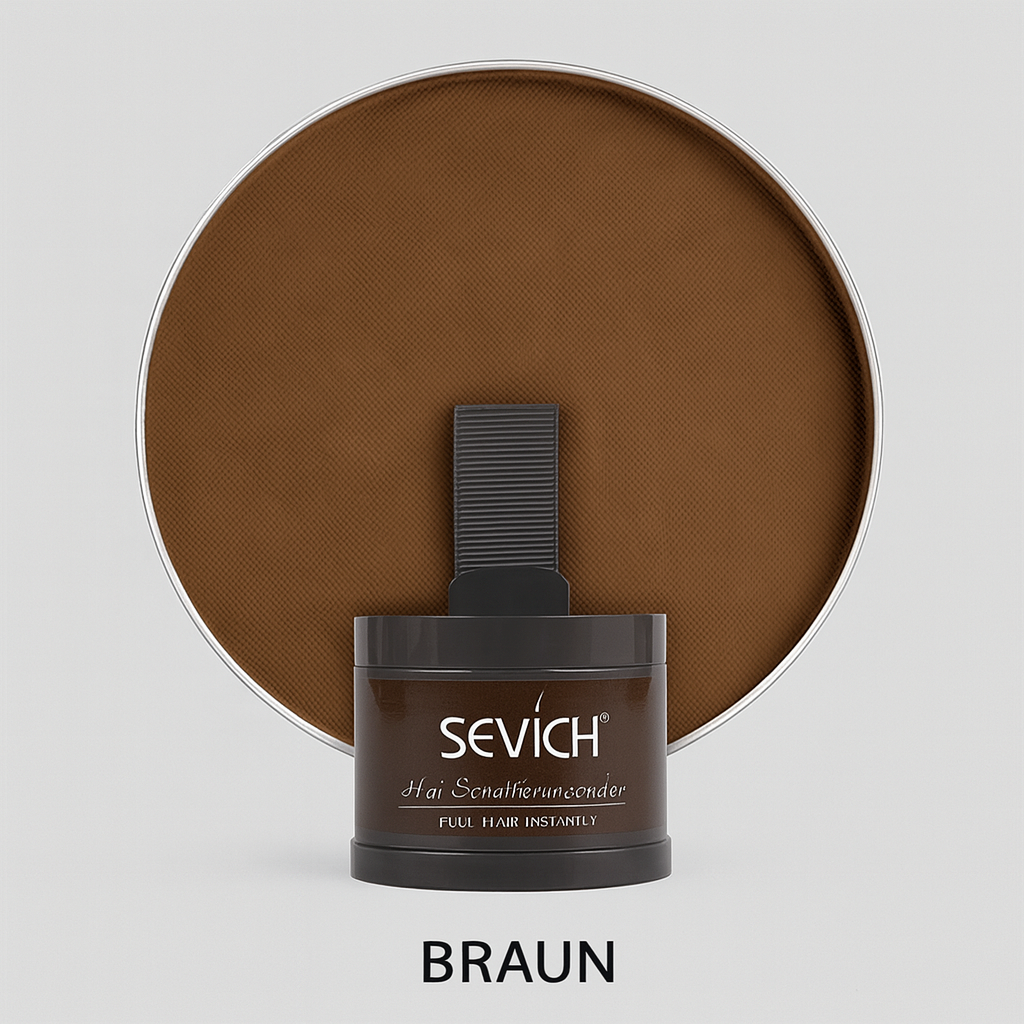 Hairline Puder für natürliche Übergänge, kaschiert Ansätze & kahle Stellen