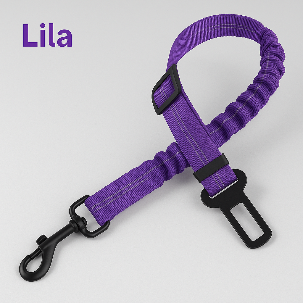 Sicherheitsgurt für Hunde – verstellbar & reflektierend