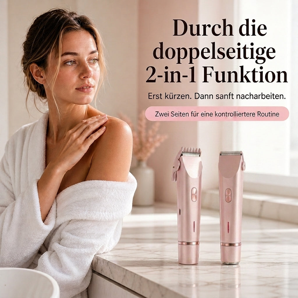 Veluna Trim™ Sanft trimmen. Mehr Kontrolle.