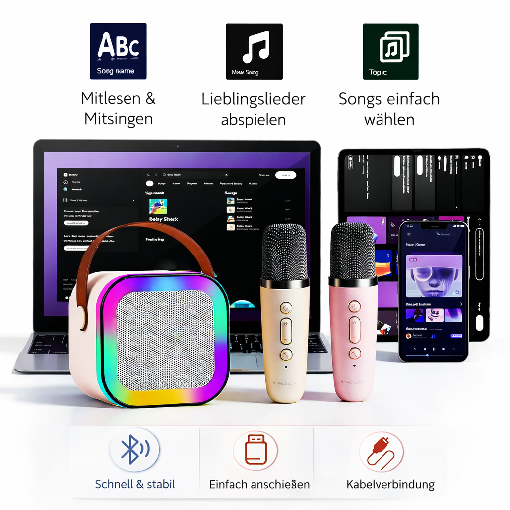 Mehr Lachen. Weniger Bildschirm. Gemeinsam singen!