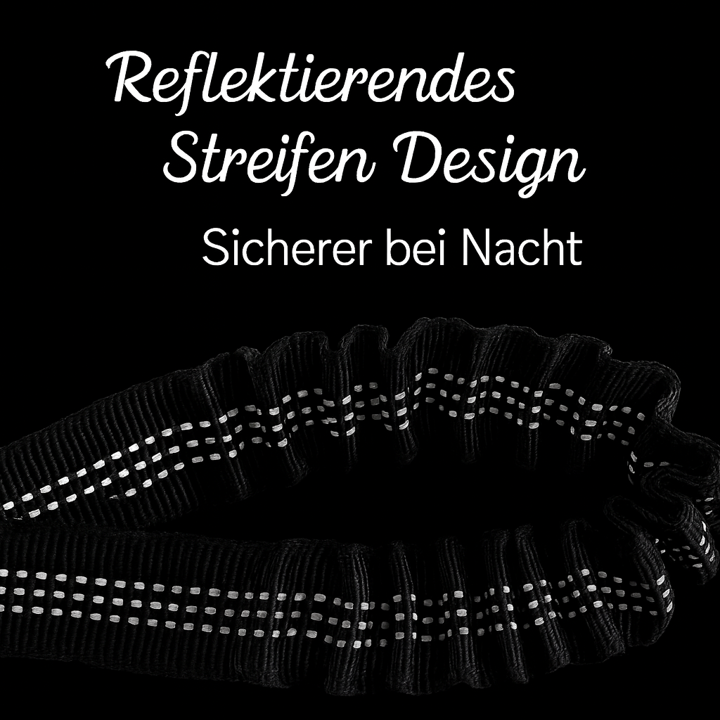 Sicherheitsgurt für Hunde – verstellbar & reflektierend