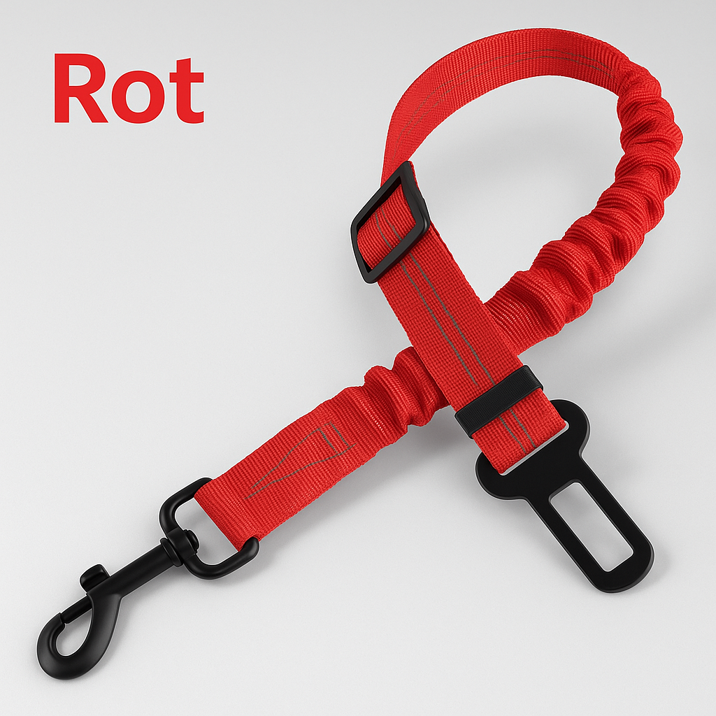 Sicherheitsgurt für Hunde – verstellbar & reflektierend